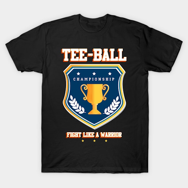 Tee-ball T-Shirt by Baim_Art